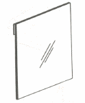 Acrylic Sign Holder for Gridwall or Hang Bar Display