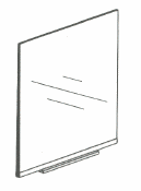 Acrylic Chrome Channel Sign Holder with Magnetic Channel