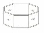 Acrylic Octagon Risers come in a variety of sizes to meet all of your display needs.
