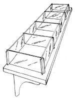 Multiple Panel Binning System with Four (4) Slots