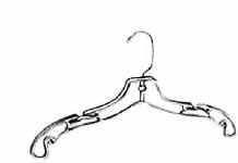 17" Super Heavyweight Dress Hanger