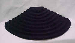 Plush Black Velvet Necklace Tier