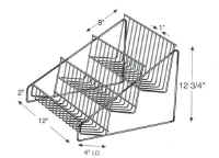 Three Tier Countertop Wire Display
