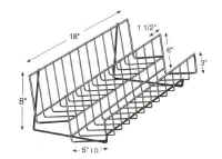 Two Tier 18" Wide Wire Countertop Display