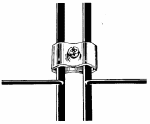 Butterfly joining clip is used to connect two (2) grid panels together. 