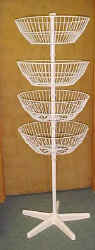 Wire Basket Floor Display