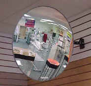 Round Convex Detection Mirror