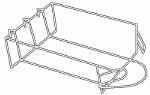 The wire cap display shown here is for use with gridwall and allows the retailer to display up to 12 caps.